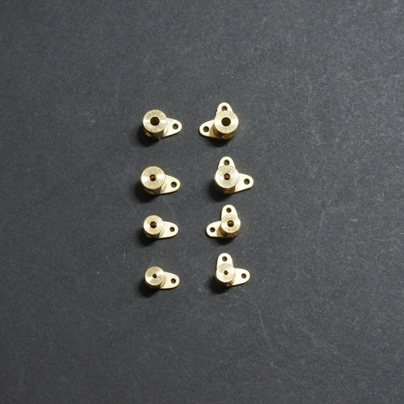 5PCS L-shaped/Short Servo Arms Column Outer Dia 5mm/4mm Brass Rocker Arms Hole 1/1.5/2mm for RC Boat Model Steering Rudder Rod