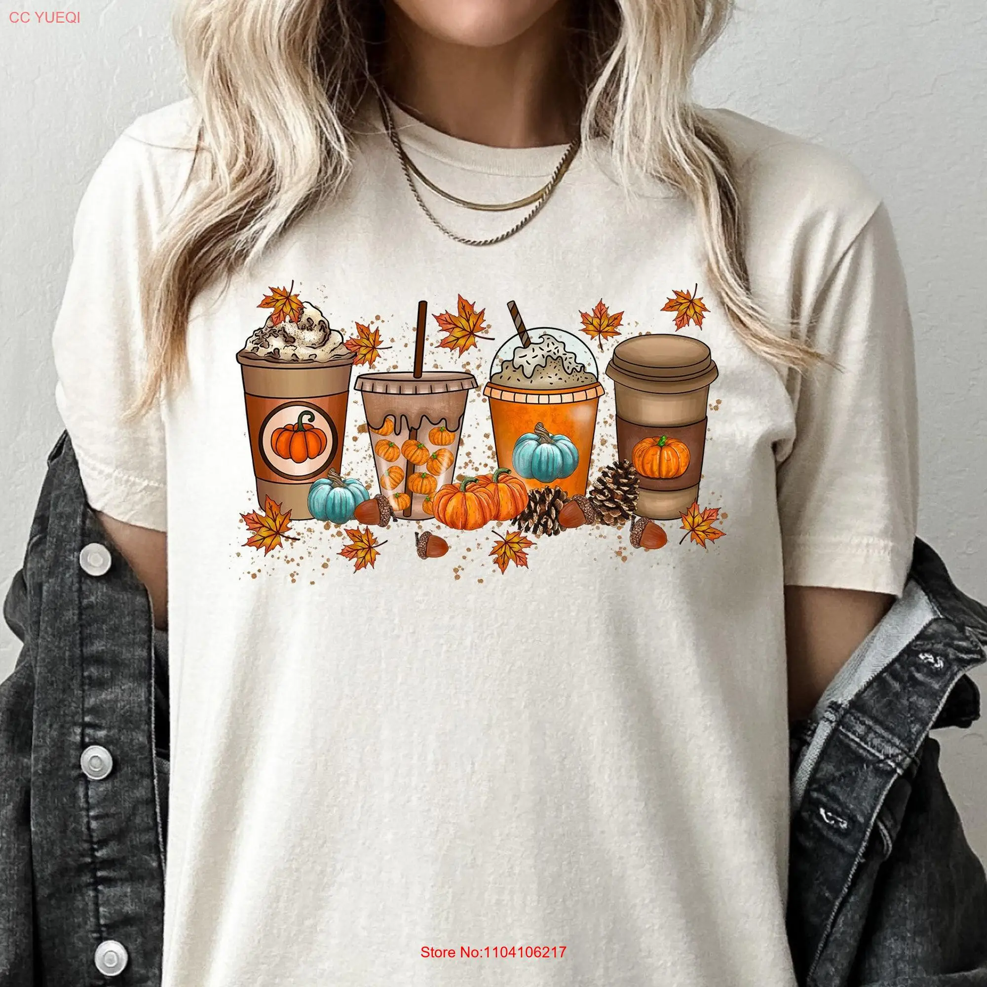 

Осенняя футболка с длинным или коротким рукавом