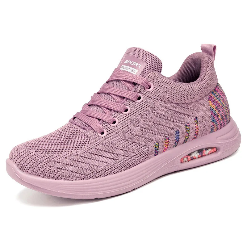 Air Cushion Sports Shoes Fashion and Trendy Women Shoes Elastic Band Casual Sneakers Shoes for Women Zapatos De Mujer 2023