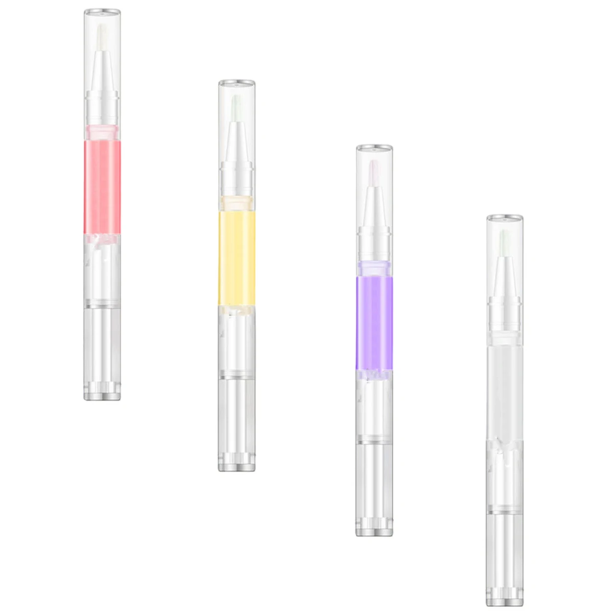 

4pcs Nail Care Pencuticle Repair Tool Manicure Essential Oil Durable Lightweight Portable Salon Home Use Nail Repairing Oil Pen