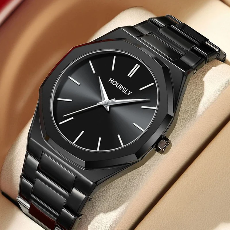 Orologi da polso al quarzo da uomo di alta qualità Orologi da uomo con cinturino in acciaio inossidabile di lusso delle migliori marche per orologio da uomo d'affari