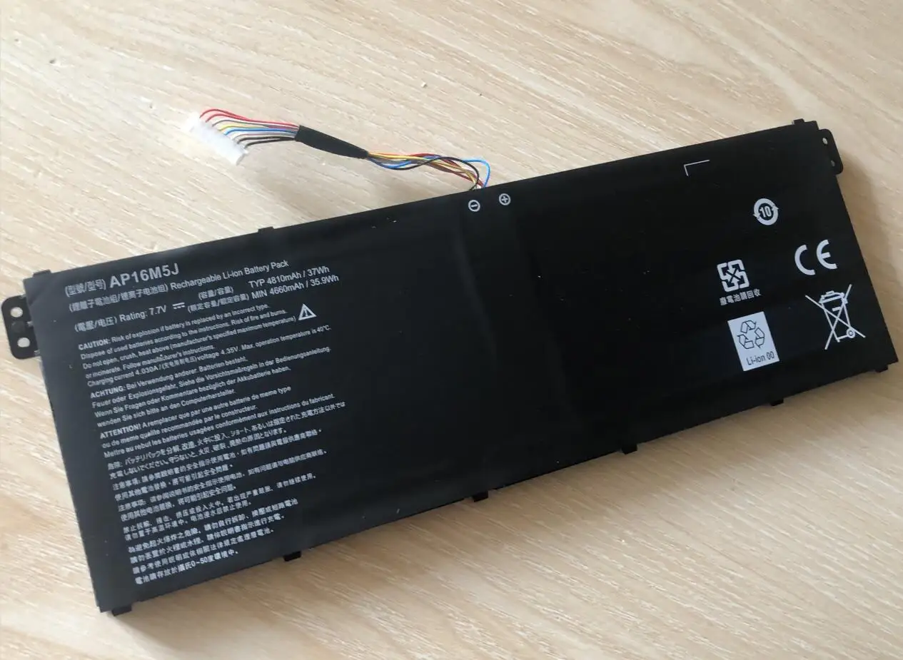 New AP16M5J Laptop Battery For Acer Aspire A114-32,A311-31,A314-31,A315-21,A315-51,41-R1A5,53-35ZY,53G-33G6,KT.00205.00