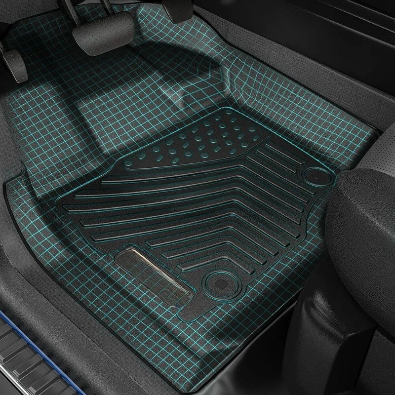 Floor Mat Liners for 2012 2013 2014 2015 2016 F-250/F-350 F-450 SuperCrew Cab TPE All-Weather United States