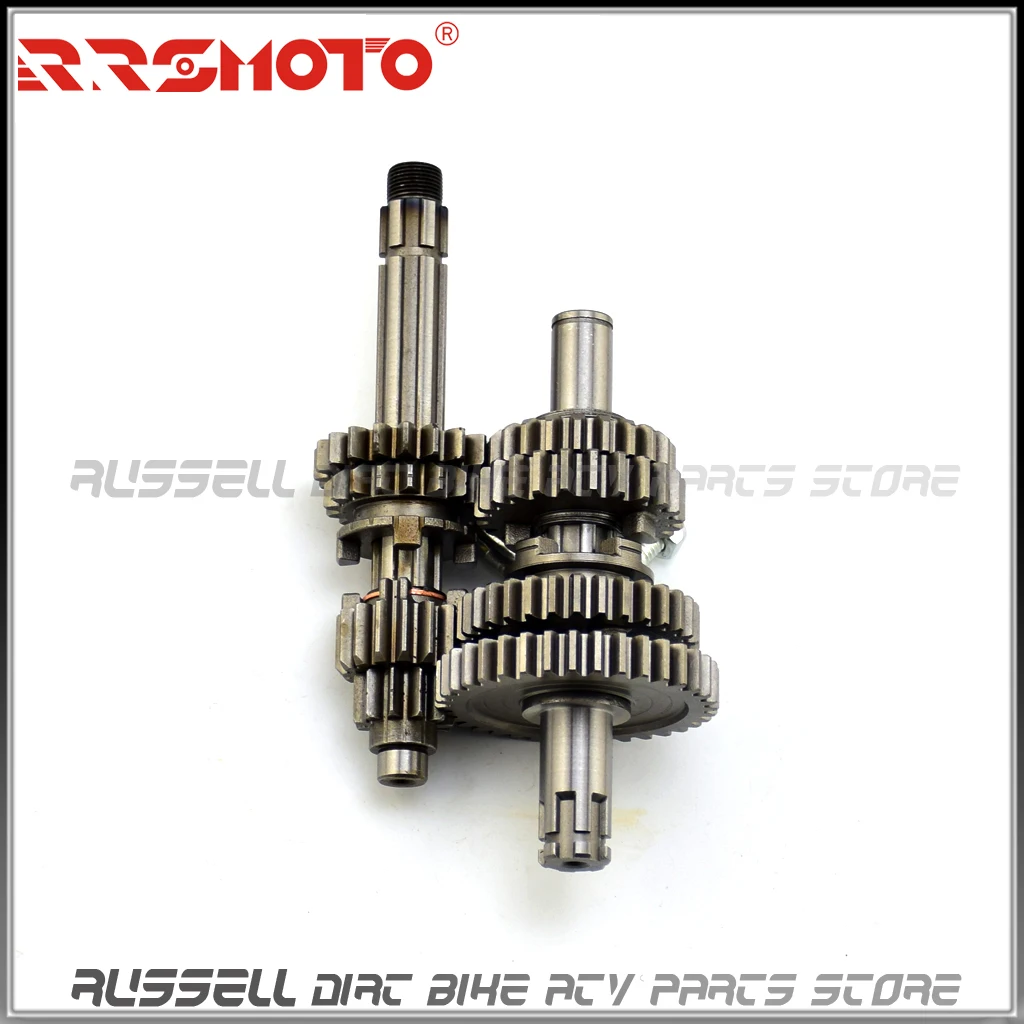 Motorcycle Transmission Main Gear Counter Shaft Kit Countershaft Fit YX140 YX150 YX160 Engine Dirt Pit Bike BSE KAYO SSR