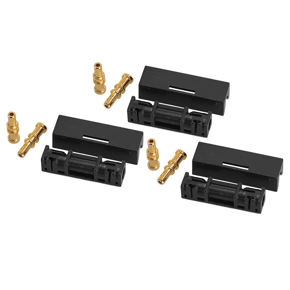 3 Sets Car Fiber Optic Cable Connector Joint Kits Fit for BMW Mercedes Benz Land Rover