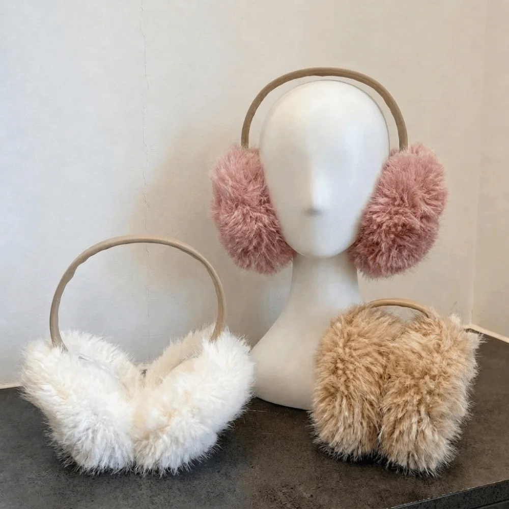 Korean Style Foldable Earmuffs Thickened Non-slip Ear Warmer Windproof Warm Cycling Earmuffs for Men and Women