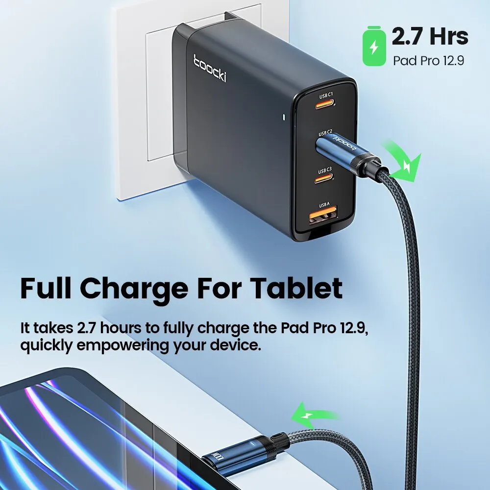 Toocki Type C Naar Type C Kabel 100W 60W Snel Opladen 3.0 4.0 Voor Xiaomi 12 13 Realme Poco F5 Samsung Smartphone 5G Snel Opladen