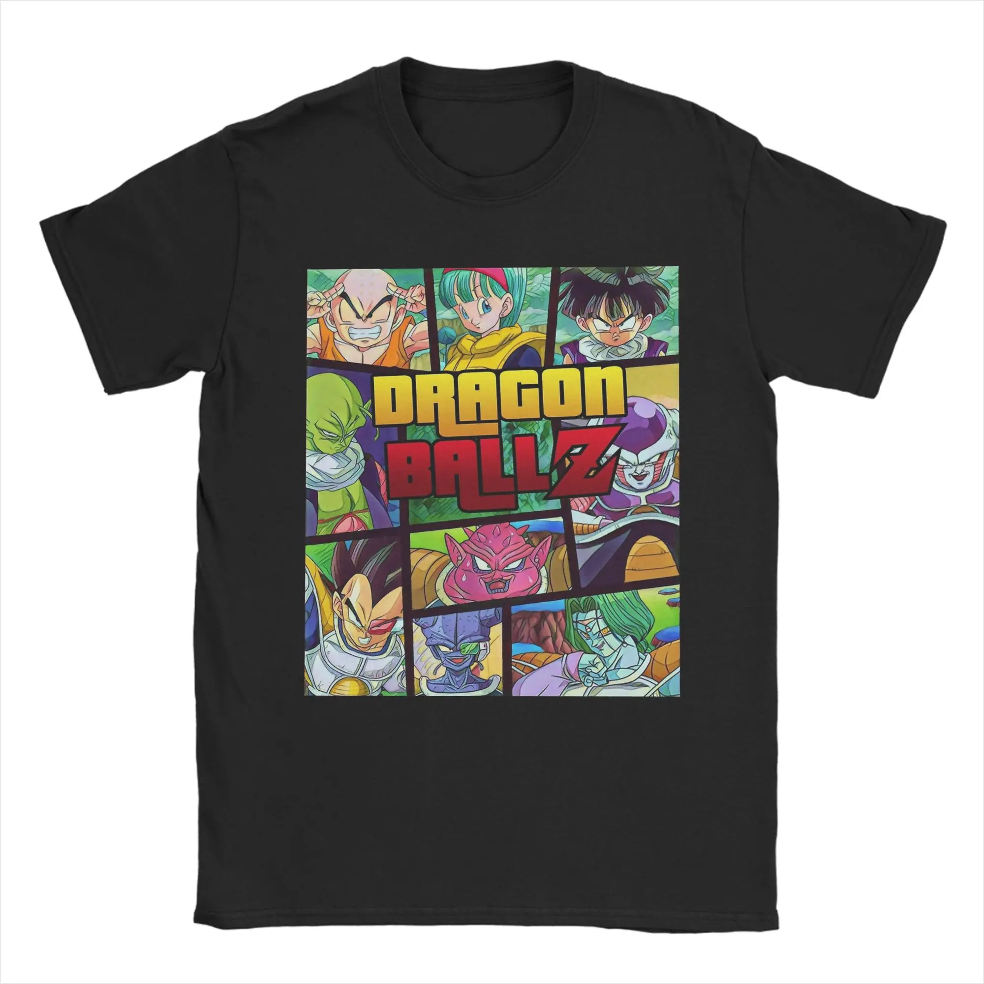 Camiseta única de D-Dragon Ball Z Freeza Saga para hombre, camisetas 100% de algodón, camisetas de manga corta, ropa de regalo de cumpleaños