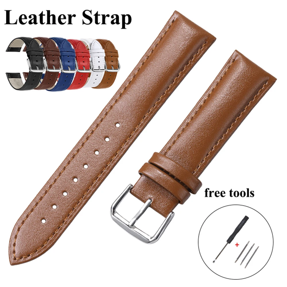 12/13/14/15/16/17/18/19/20/21/22/23/24mm Quality Cowhide Watch Straps Watch Watchband for Men Women for DW Daniel Wellington
