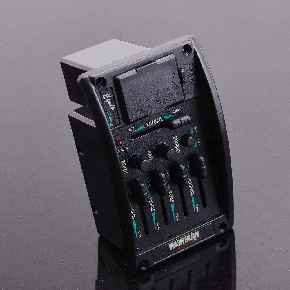 فقط وكيل واحد EQ لاقط الغيتار الصوتي Preamp لاقط واسع