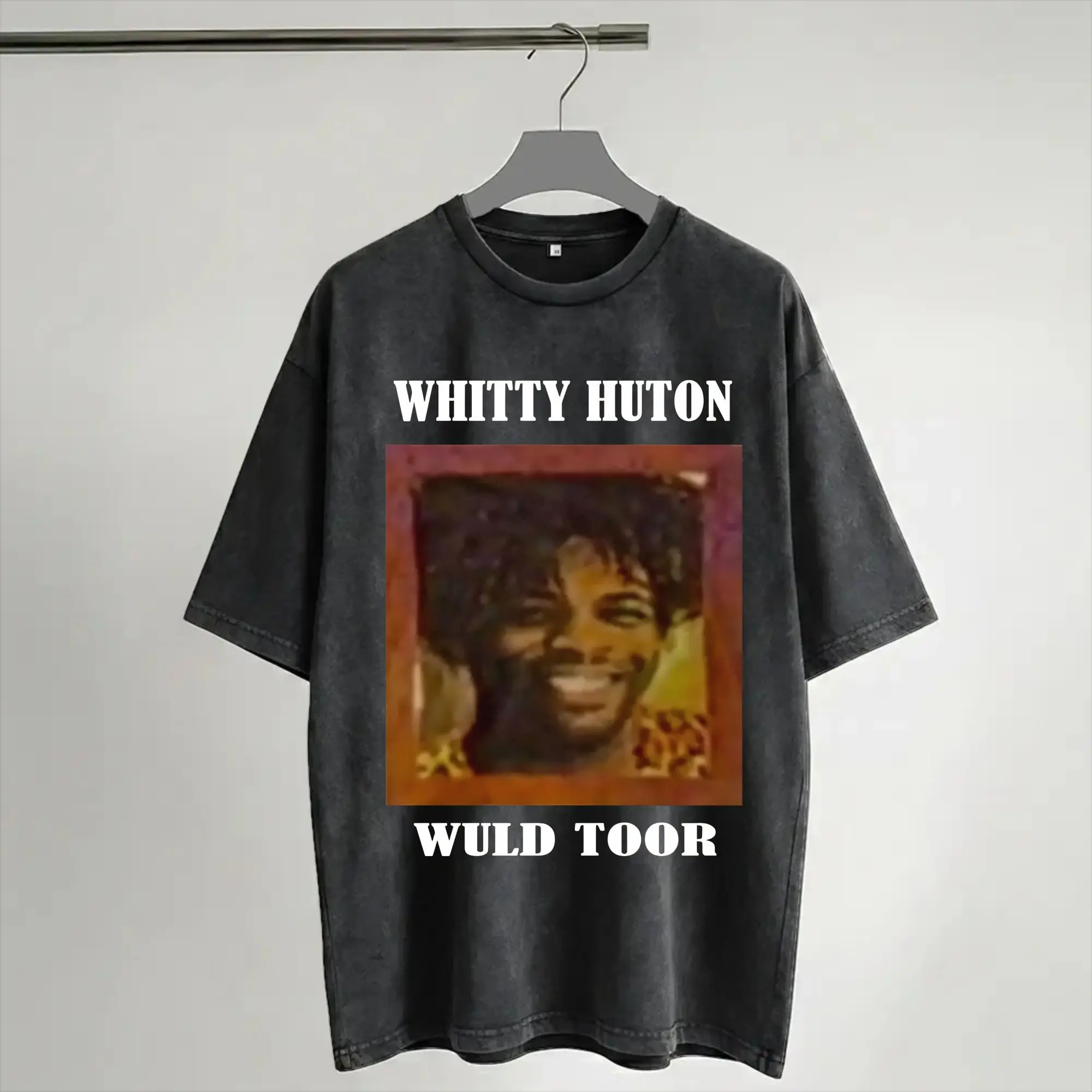 Harajuku Washed Shirts Whitty Huton Wuld Toor Outfit Novelty T-Shirts Oversize  Streetwear Short Sleeve Summer Tops Tees