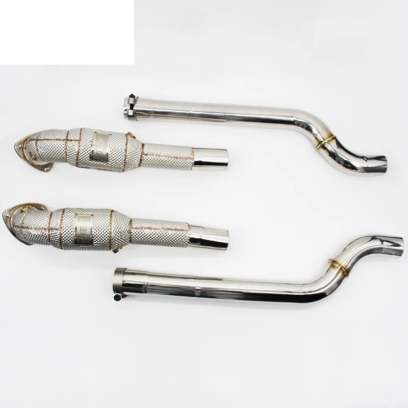 

Head Section High flow Pipes Exhaust Pipes branch downpipe Exhaust Pipe with catalyst For Maserati Gran Turismo/GT 4.2