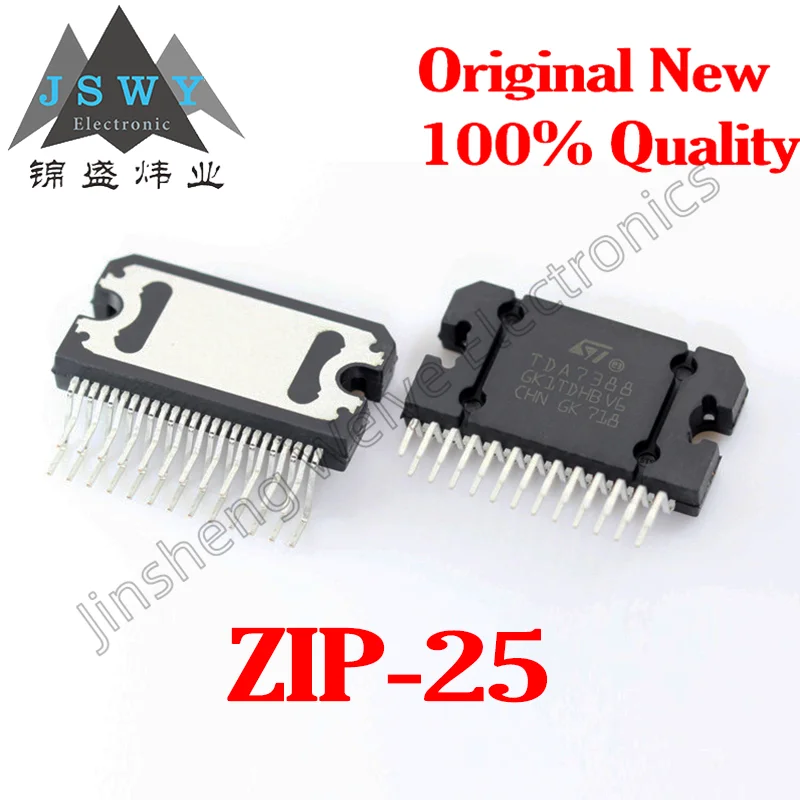 

(5/50 pieces) TDA7388 ZIP-25 Quad-Channel Class AB Audio Power Amplifier Chip, 100% New, Original, In Stock. Chipset