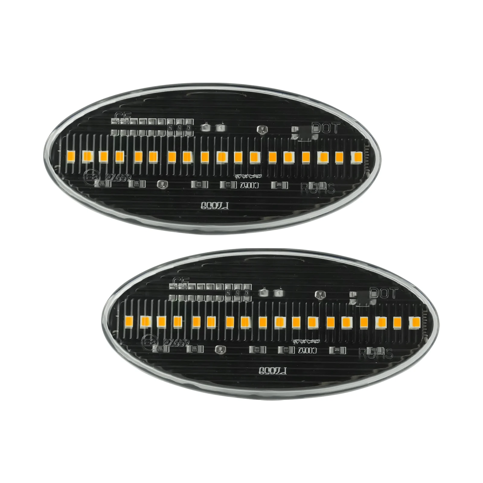 For 10+ Renault Master III Nissan NV400 Opel Movano B MK2 Amber LED Side Indicator Turn Signal Repeater Light