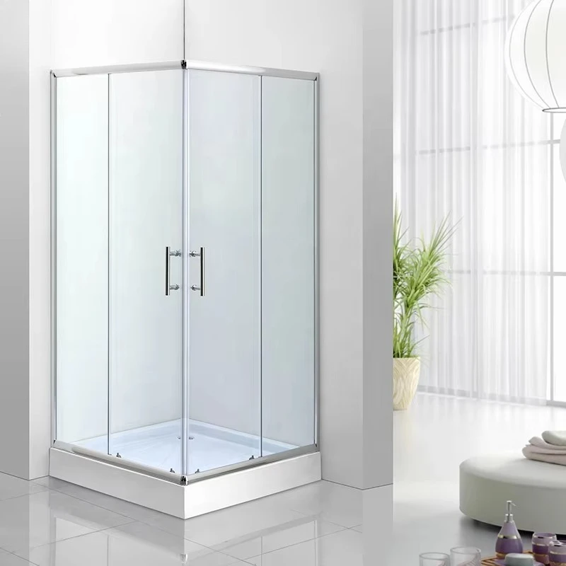 Bathroom frame shower cubicle, glass shower enclosure, aluminum profile
