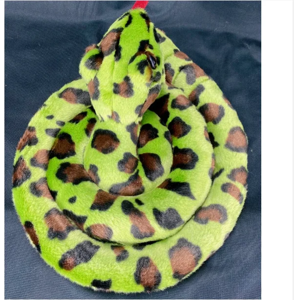 

New arrival 125cm cute simulation plush doll toy plush snake For Children Birthday Gift