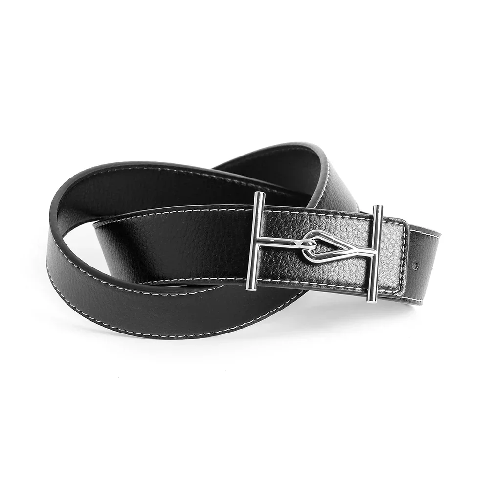 Casual Top Luxury Designer Brand Pin Buckle Belt Men High Quality Women Genuine Real Leather Dress Strap for Jeans Waistband
