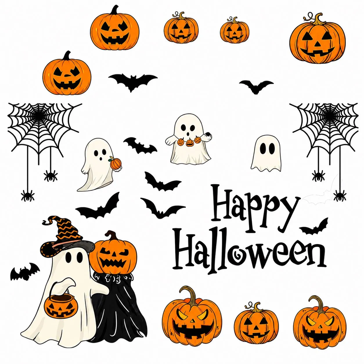 Halloween Refrigerator Magnet Garage Door Magnets, Pumpkin Bat Decals For Car Decor, Halloween Party Decoration, Great Gifts.
