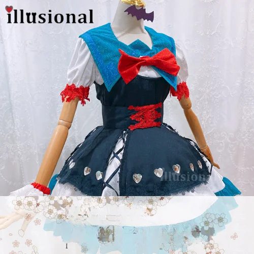 illusional Custom size made Mairimashita iruma kun Suzuki Iruma Idol Dress Cosplay Costume cross dress