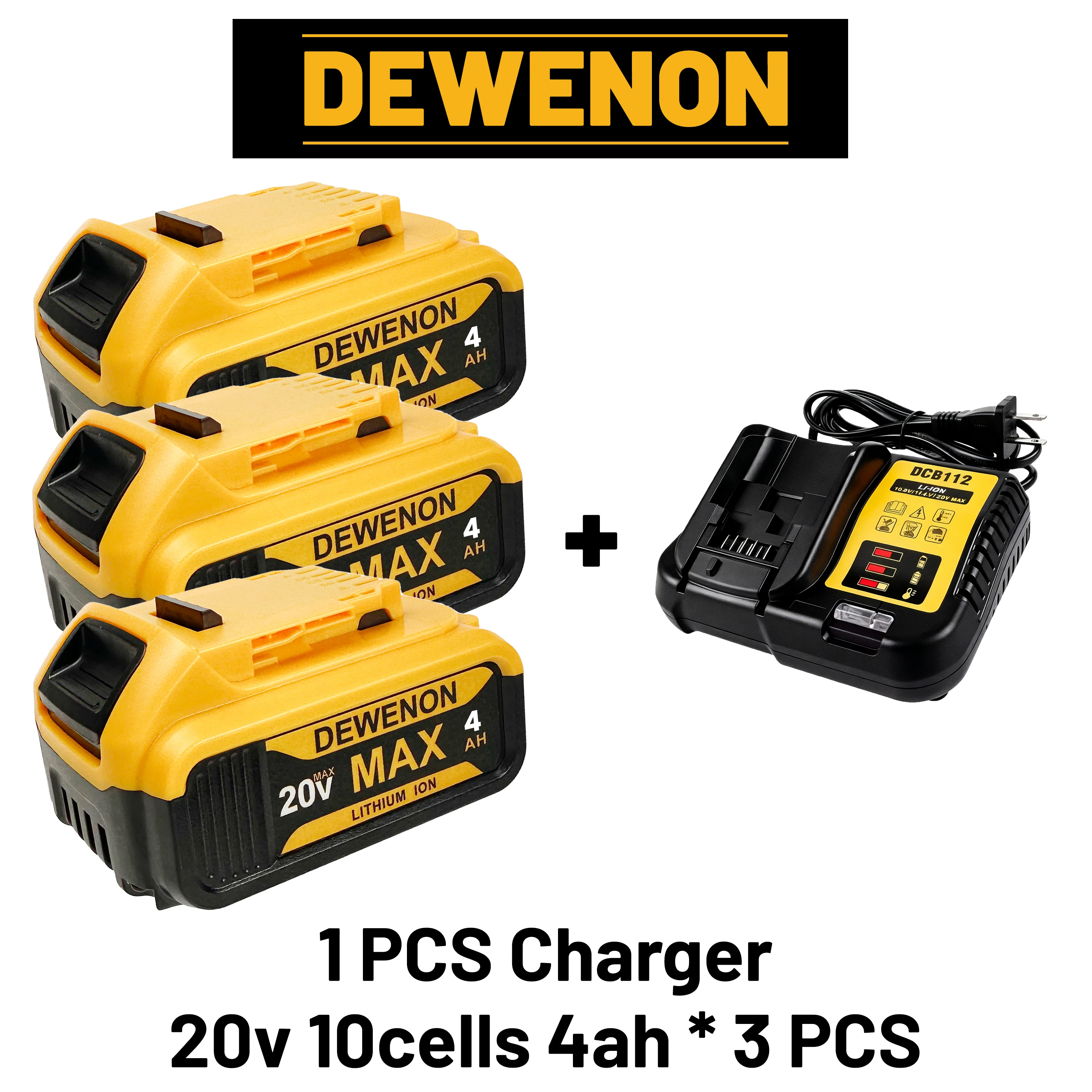 20V 4Ah Dewenon Lit… - image