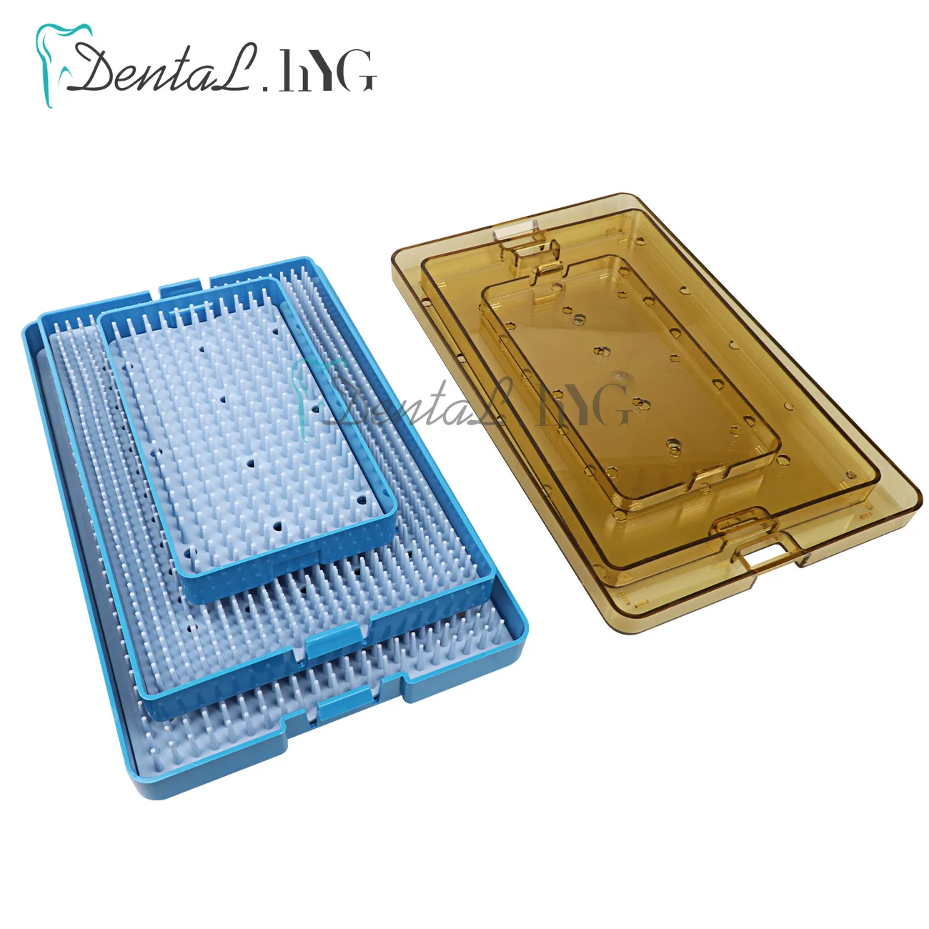 Sterilization Tray Case Box Silicone Sterilization tray Ophthalmic dental Surgical Instruments Disinfection Box