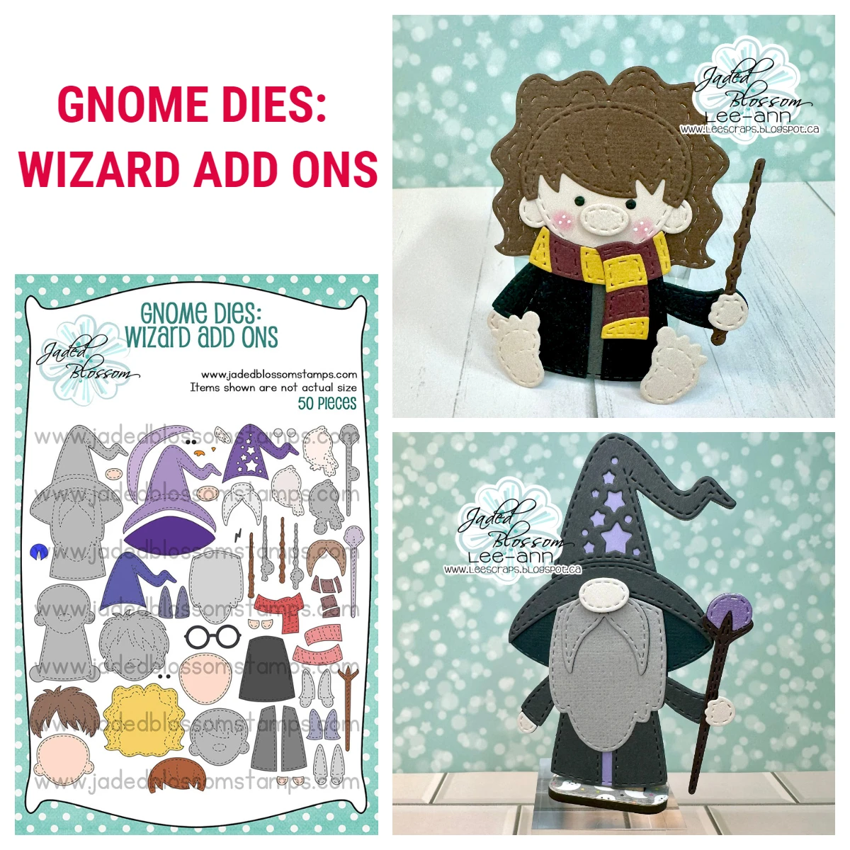 

2025 September New Release Halloween Gnome Dies: Wizard Add Ons Dies Metal Cutting Dies DIY Scrapbooking Stamp Embossing Card