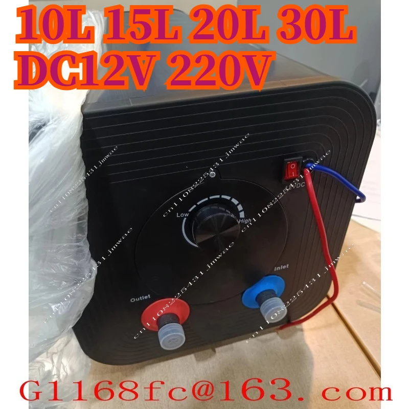New 10 15 20 30 Liter Water Storage Tank Electric DC 12 V 220V Resistance 12v AC/DC RV Electric Water Heater