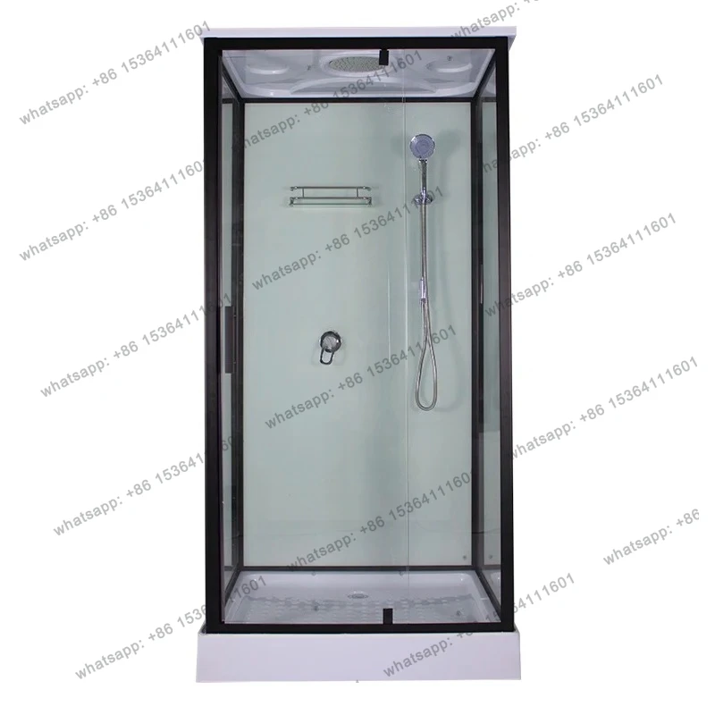 حمام منزلي متكامل لغرفة الاستحمام، زجاج مقسى للحمام، قسم غرفة الحمام #4