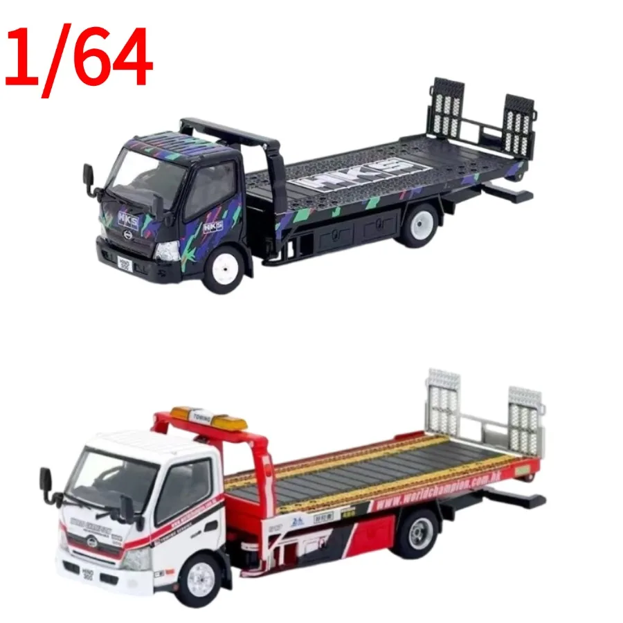 

Уникальная коллекционная модель грузовика-трейлера из сплава 1:64, игрушечная транспортная машина, игрушки для мальчиков, подарок