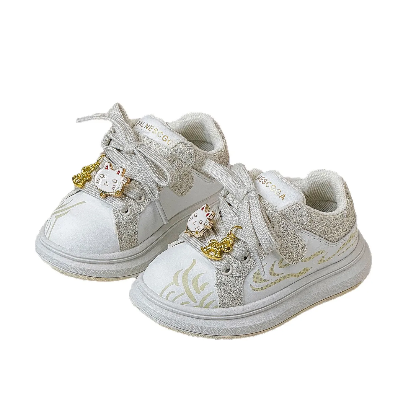 

Новые детские кроссовки унисекс 2026 года: весенние, повседневные, с мультяшным принтом, низкие, для мальчиков и девочек