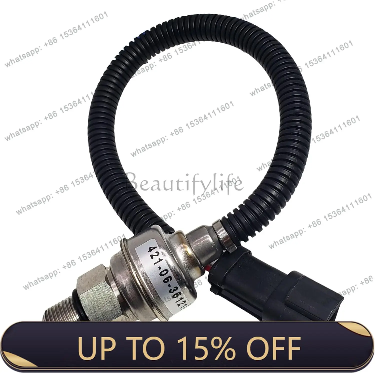 LJY 421-06-3512 1 4210635121 Pressure sensor for WA380-6 WA400-5