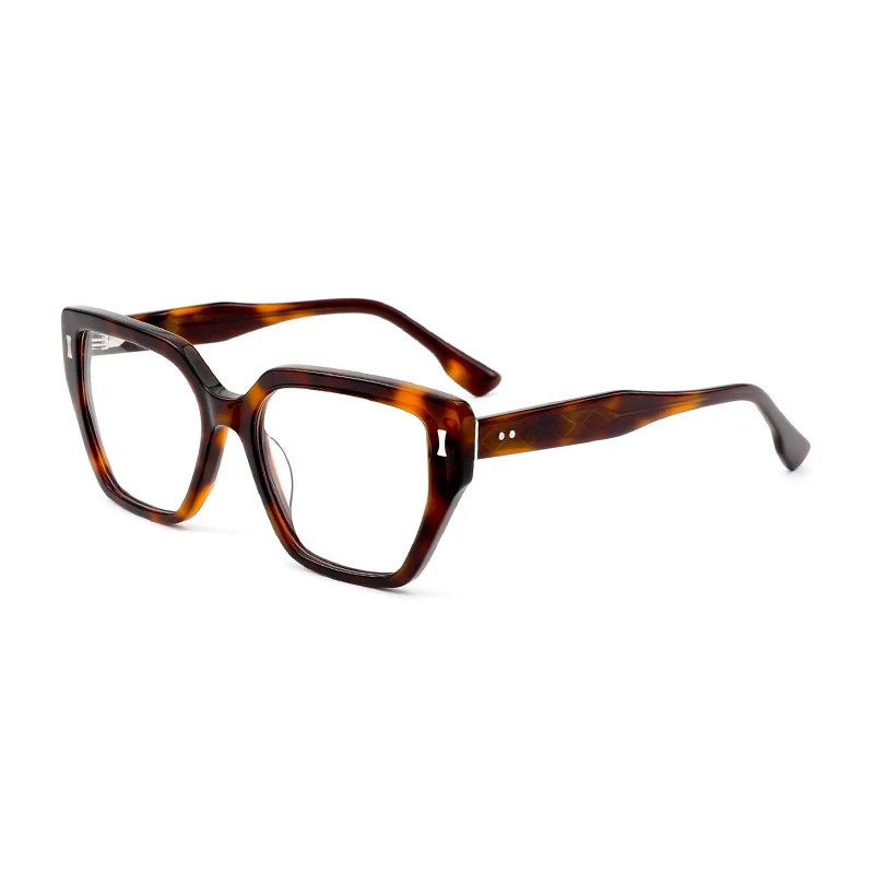 ZENOTTIC Modish Acetate Prescription Glasses for Women Polygon Photochromic/Myopia Optical Eyeglasses Progressive Eyewear