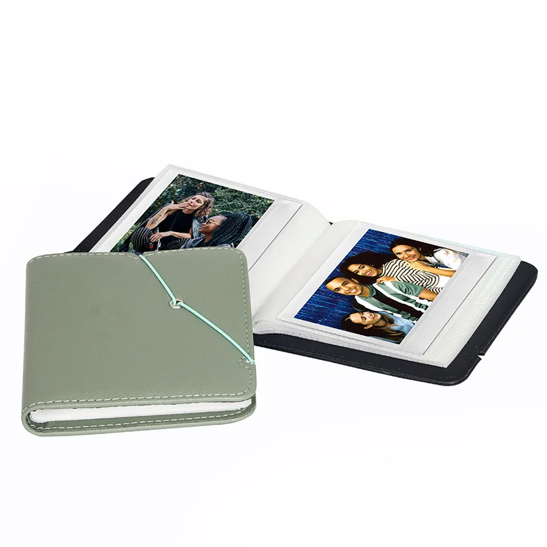 ألبومات صور 5 بوصة 28 جيبًا لـ Fujifilm Instax Wide 400/300/200/100 ألبوم صور بلاستيكي مختوم ألبوم صور واسع