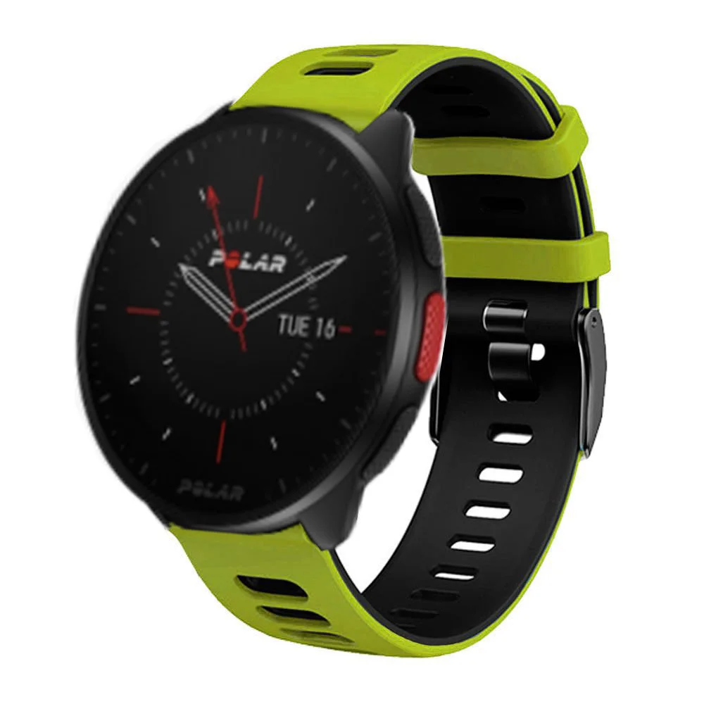 For POLAR Pacer Smart Watchband Sport Silicone Quick Release Band For Polar Grit X Pro Titan/VANTAGE M2/Ignite  2/UNITE Strap