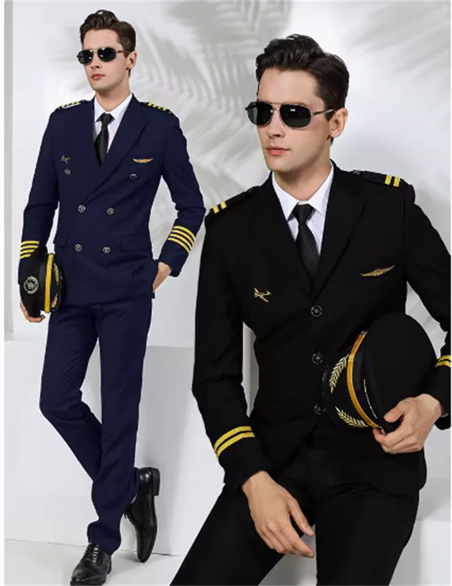 

Aviation uniform, captain uniform, men's and women's clothing