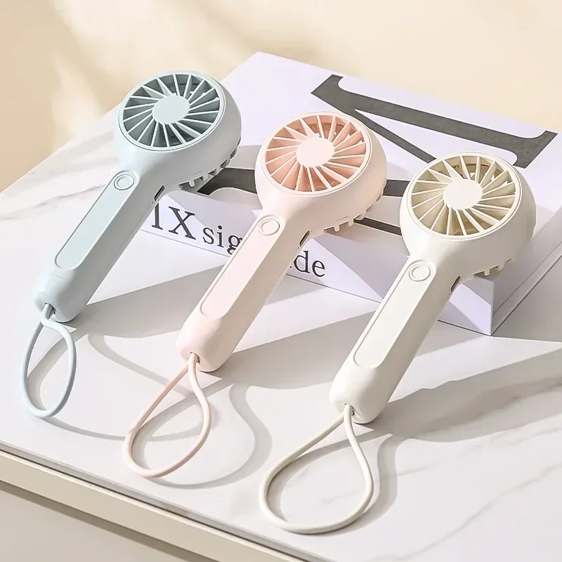 3 Speeds  Mini Portable Fan Powerful Handheld Rechargeable Lightweight Small Kid Girl Women Cute Travel Outdoor Indoor Commute