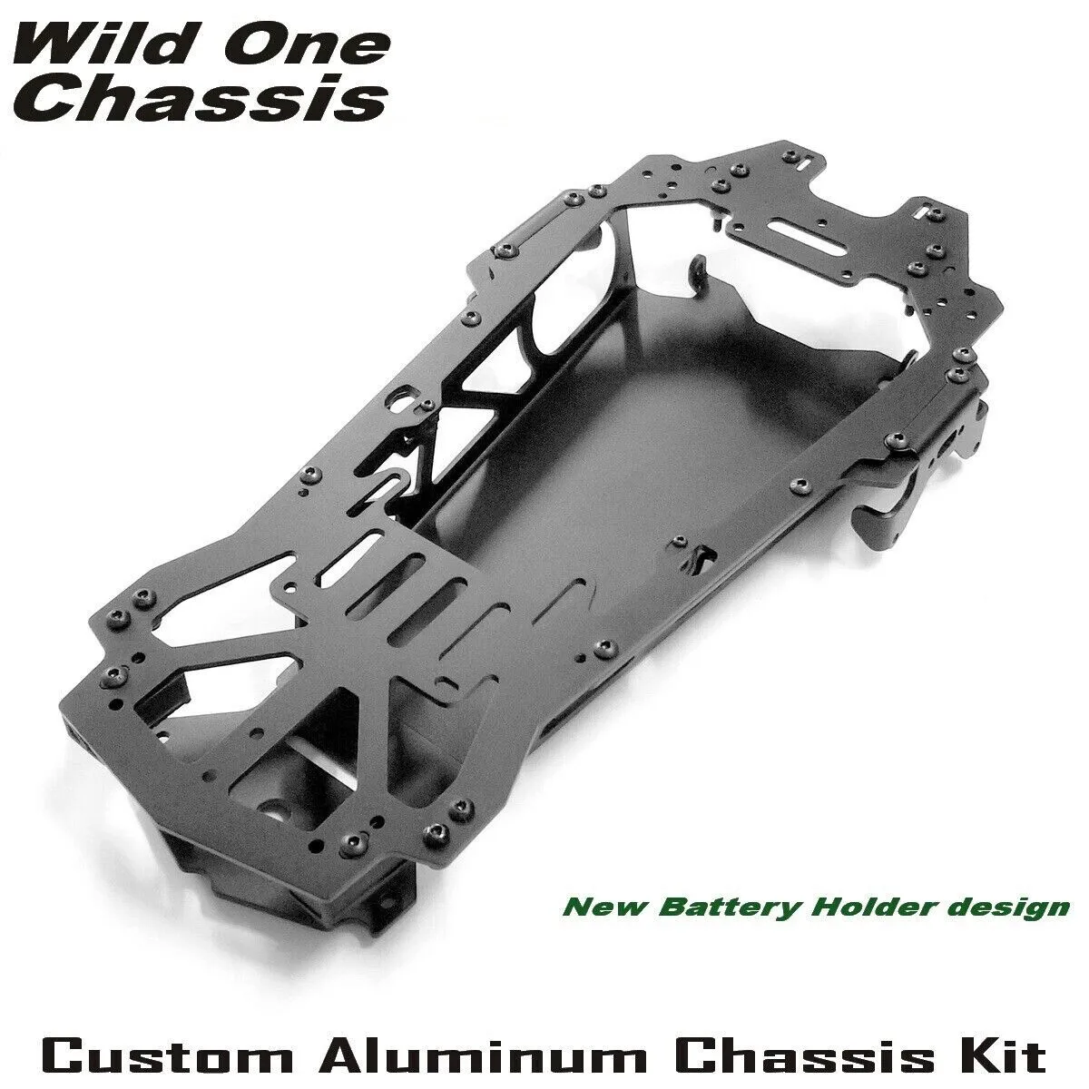 

Комплект рамы из алюминиевого сплава для внедорожника Tamiya Wild One Blockhead 1/10, черная версия, улучшенные характеристики для быстрой атаки