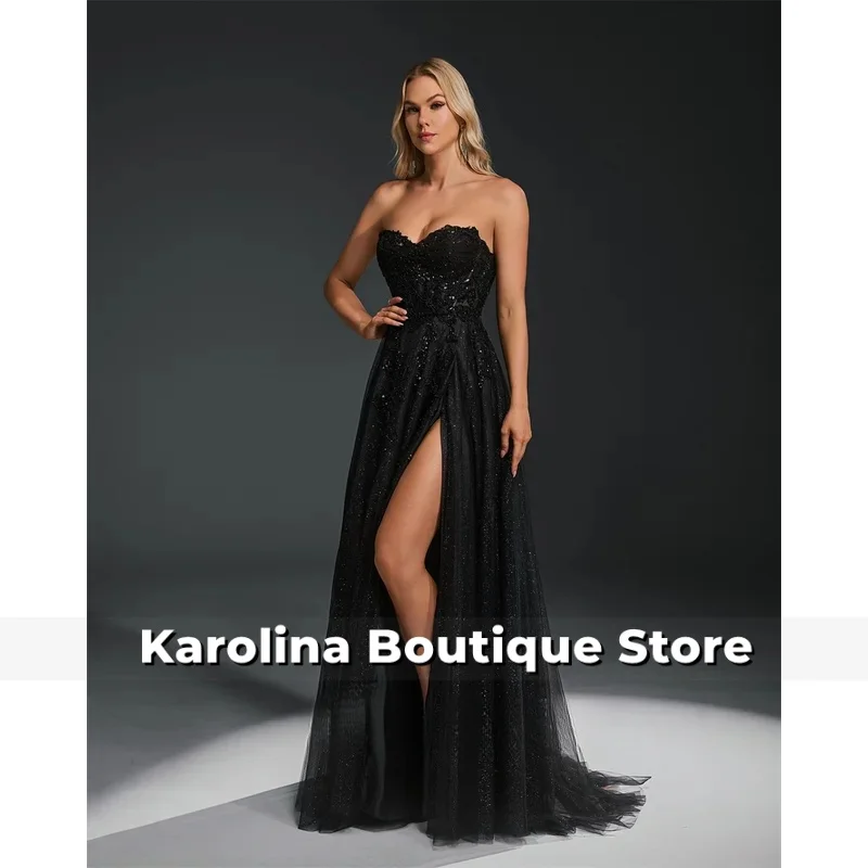 Customized Flower Sparkle Ball Dress Luxury Women's Evening Dress Sleeveless Elegant Party Dress Women's Special Occasion