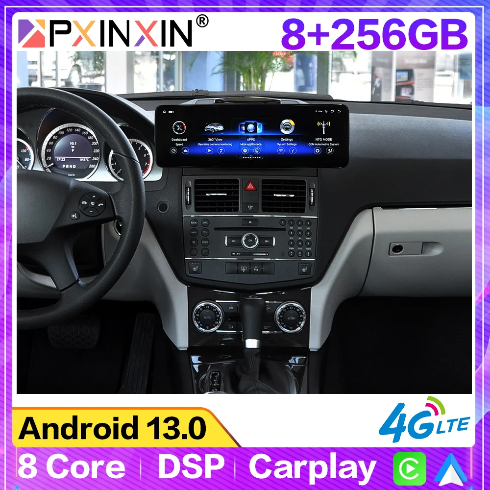 

14.9" Android 13 Auto GPS Navigation Car Radio For Mercedes Benz C Class 2015-2018 CarPlay Stereo Multimedia Player Head Unit