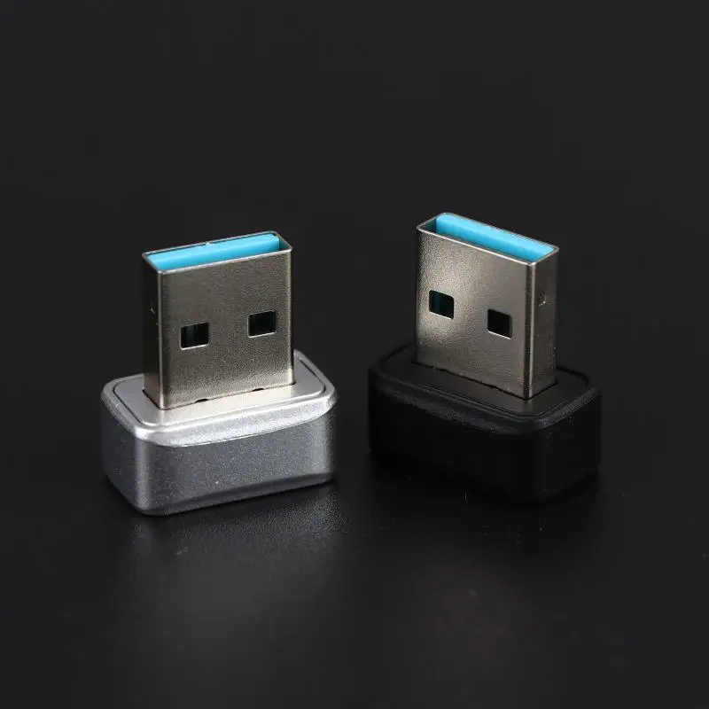 1Pcs USB Fingerprint Reader Module Portable Mini Security Key For Laptop PC Fingerprint Password Recognition Unlock