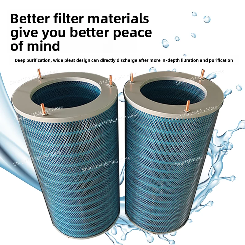 Nano Flame-retardant High-temperature Dust Filter Cartridges, Industrial Dust Filtration Parts for Plasma Equipment