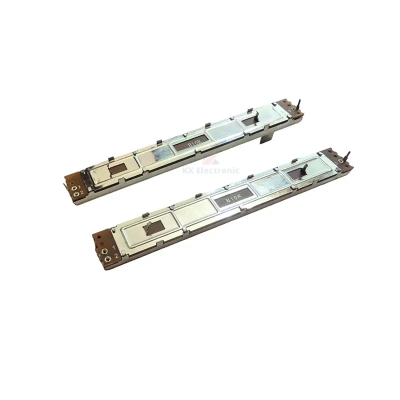 1 قطعة مقياس الجهد الانزلاق المستقيم SC1009N B10K الطول الإجمالي 128 مللي متر السفر 100 مللي متر طول المقبض 8 مللي متر 15 مللي متر 3 دبوس خلط حجم وحدة التحكم #4