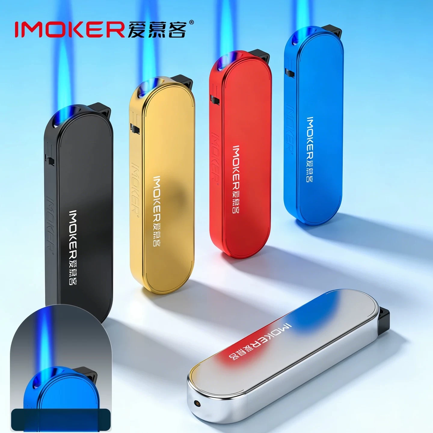 Explosion-proof Windproof Lighter, Swing Arm Design,Mini Portable Durable Cigar Igniter,Wholesale Compact Cigarette Smoking Tool