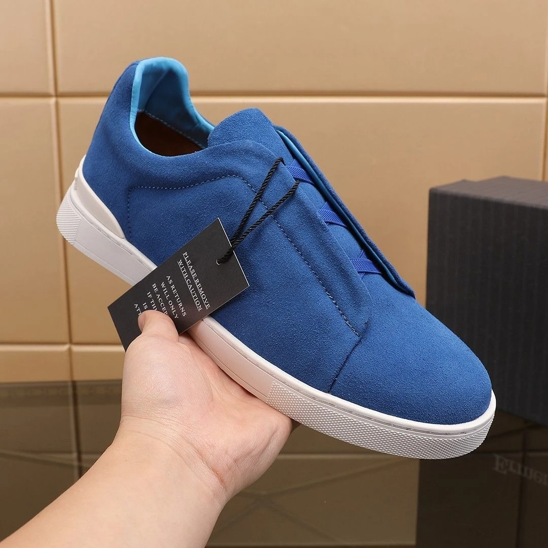 أحذية رجالية جديدة من الجلد الطبيعي لعام 2025، أحذية لوحية عصرية أوروبية سهلة الارتداء، كاجوال متعددة الاستخدامات للتنقل #6