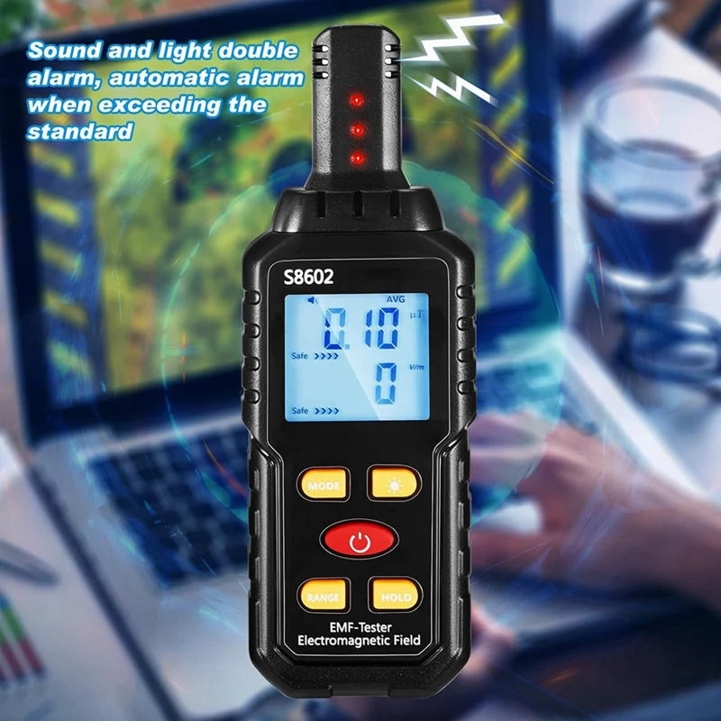 Ghost Equipment Kit Black Emf Meter Emf Meter With 2 Motion Light Up Catballs, Emf Meter Detector Ghost Equipment