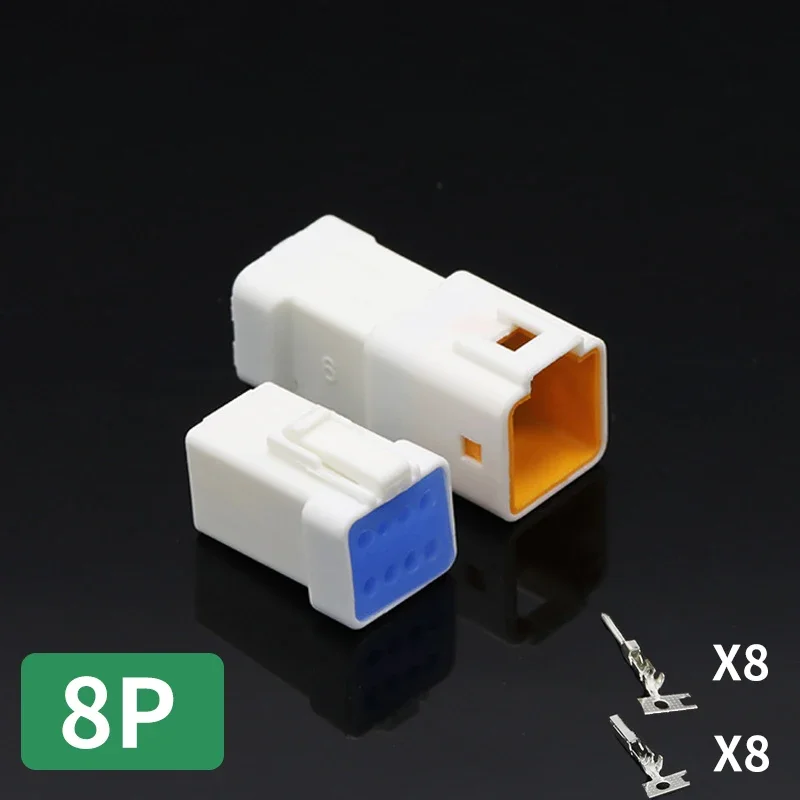 5/10/100 Sets Automotive Connectors JST02R-JWPF-VSLE 2/3/4/6/8 Pin Waterdichte Connectoren Mannelijke en Vrouwelijke Butt Pluggen