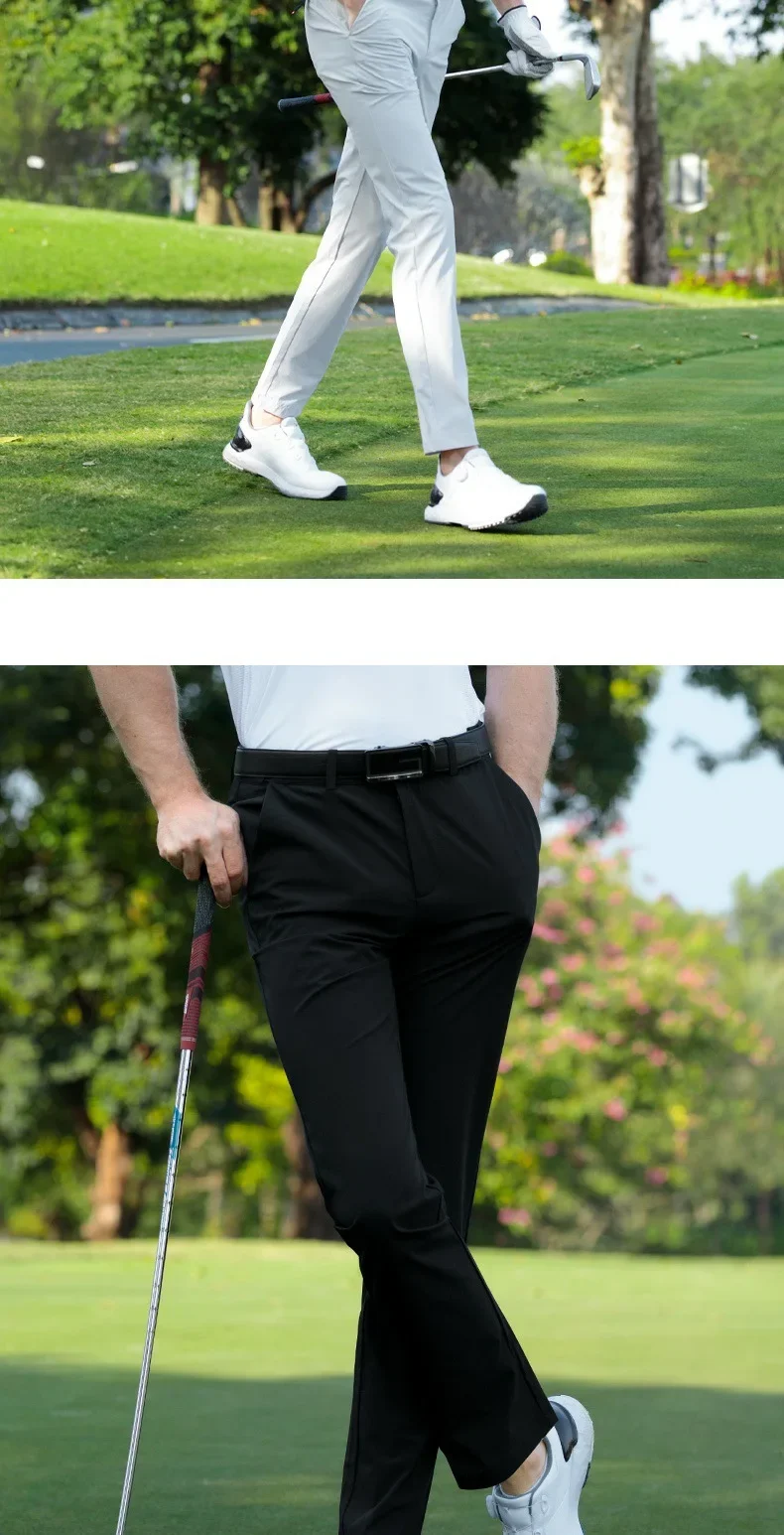 PGM Herren Golfhose Frühling/Sommer Sporthose mit elastischem Gürtel KUZ200 – Detail 15