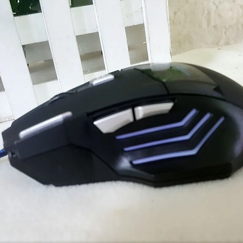 Luminous weighted mouse desktop USB gaming optical mouse