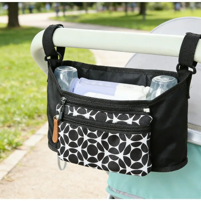 

Универсальная подвесная сумка для детской коляски — органайзер-корзина для хранения большой емкости, аксессуар для коляски для помощника по ходьбе