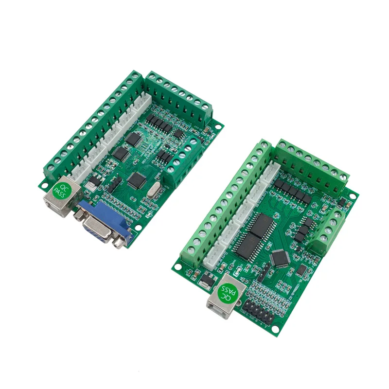 1Pcs Motor Driver Board CNC USB MACH3 100Khz Breakout Board 5 Axis Interface Driver Motion Controller With DB15